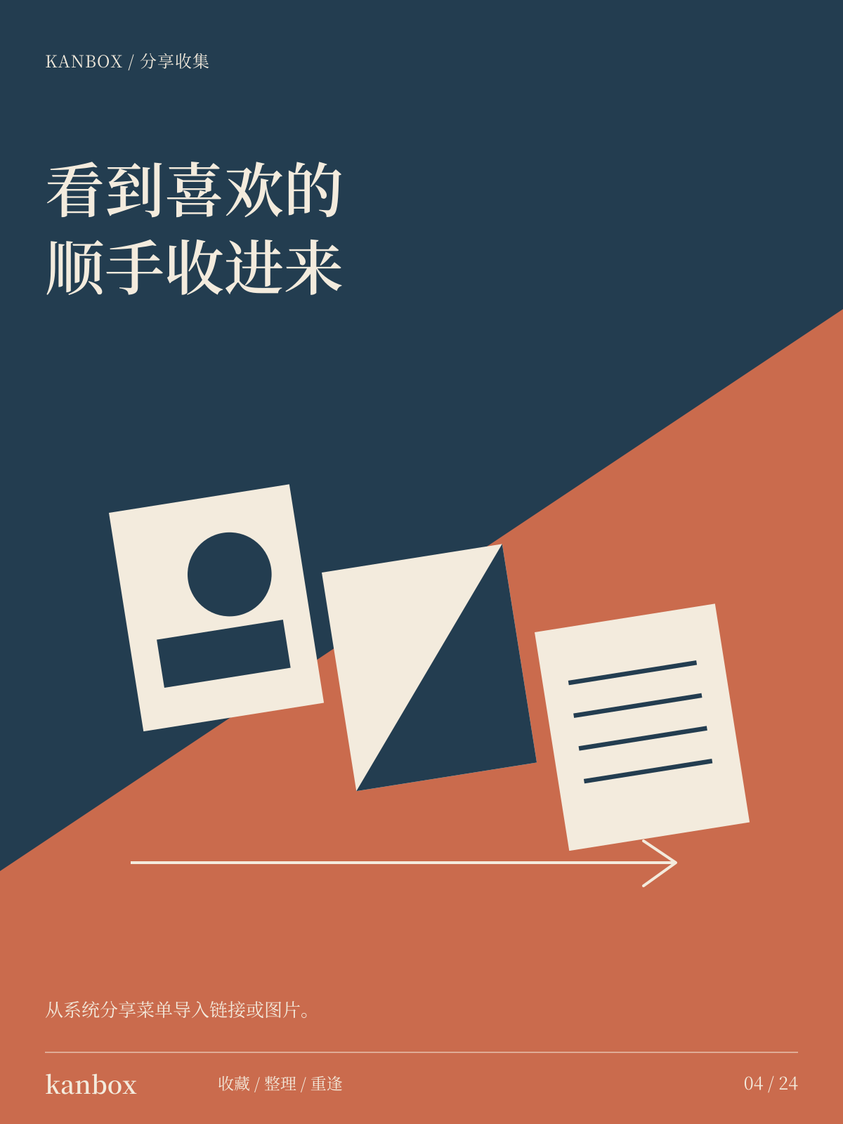 Kanbox 海报:分享收集